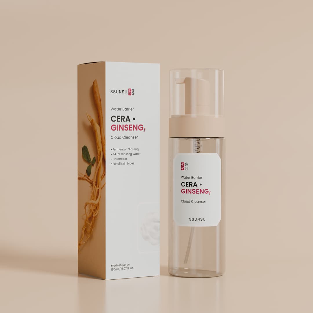 Bottle of Cera Ginseng Cloud Cleanser