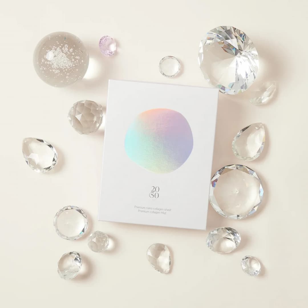 2050 Collagen Film packaging with diamonds