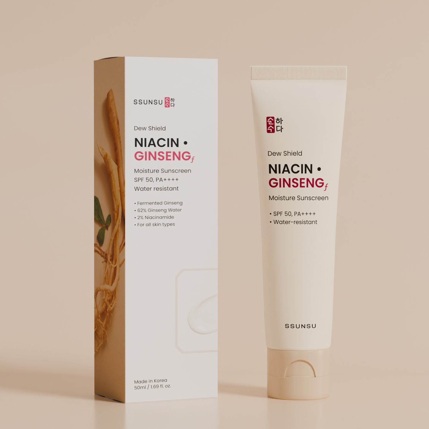 Dew Shield NIACIN • GINSENG Moisture Sunscreen