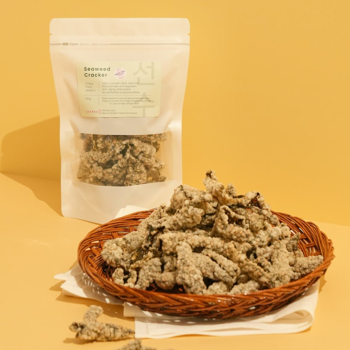 Seaweed Cracker Diet Snack [45% OFF]